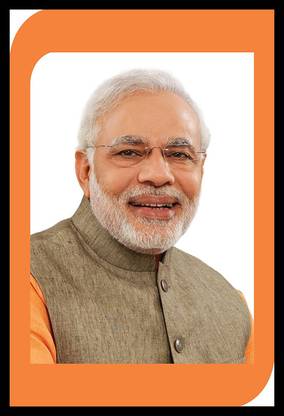 Tanish Arts SHRI NARENDRA MODI JI Religious Frame