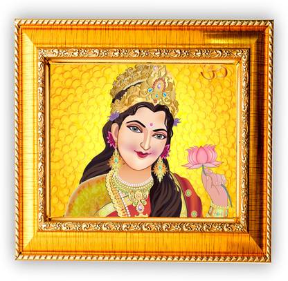 Nuoshopping Laxmi Mata For Diwali Pooja, Dhanteras, MAA LAXMI, DHAN LAXMI,,LAXMI Religious Frame