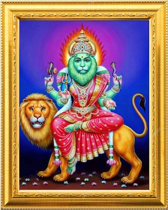 NDFRAME Sri Pratyangira Devi Photo Frame Religious Frame
