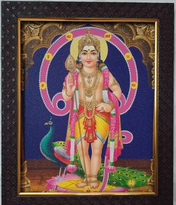 VGS MARKETINGS Nemili Murugan Karthikeyan Subramanya Swamy Vadivelan Velavan on Mayil Religious Frame