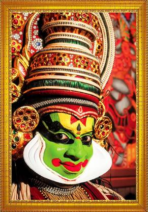 jog craft kathakali dance photo frame, kathakali photo Religious Frame