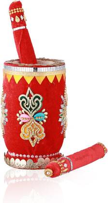Shubhparv Wooden Okhal/Okhali Wedding Or Marriage Ceremony Item Religious Frame