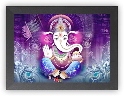 US COLLECTION Ganesh ji Religious Frame