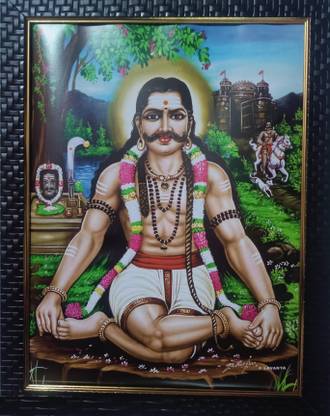 VGS MARKETINGS Sri Muneeswaran Muniswarar Muni Swamy Jada Muni Religious Frame