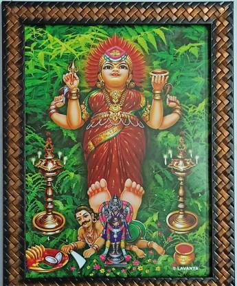 VGS MARKETINGS Goddess Arulmigu Masani Amman Anaimalai Religious Frame