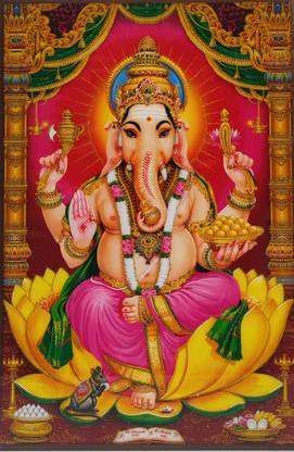 Rajaramtiles Ganpati Photo Ceramic Religious Tile
