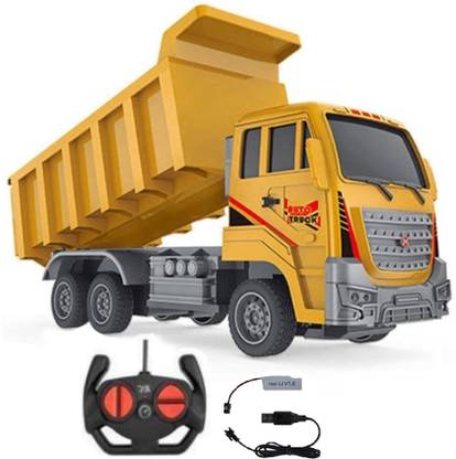 HALO NATION Remote Control Truck Dumper Truck RC Dump Truck Construction Truck For Kids