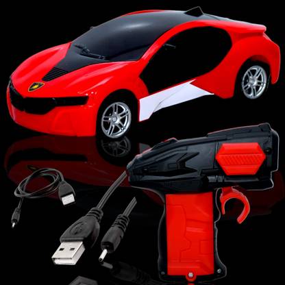 ToysNus Toys n us 3D Remote Control Car High Speed 3D Light Effect Rechargeable