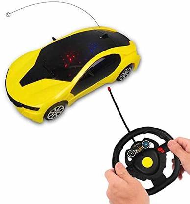 Fun Dose Fast Modern Wireless Steering Remote Control Car Toy For Kids (Multicolor)