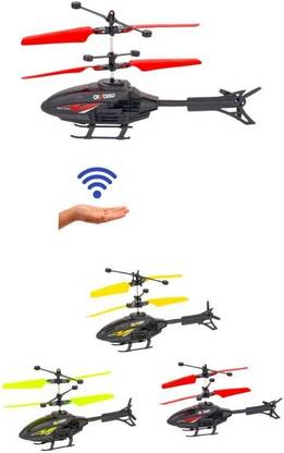 Luxplay Remote and Hand Induction Controlled Flying Helicopter Toy with Infrared Sensor