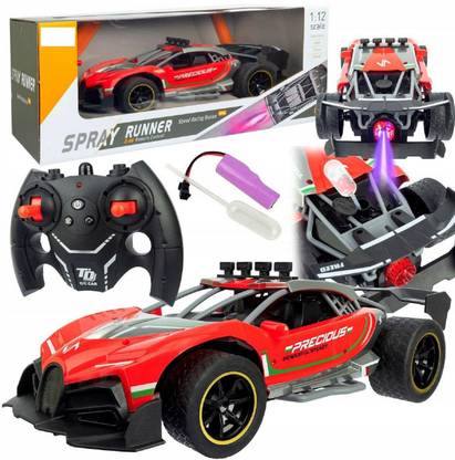 क्टर्स Remote Control Racer for Kid Racing Hobby 2.4ghz RC Car Fog Stream 1:12 4WD LED