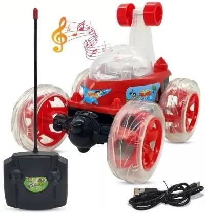 BMT Best Stunt Car 360° Twisting Remote Control for Kids Music ,Lights_142