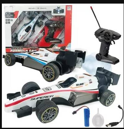 Aimerly F1 Formula Spray High Speed Racing Remote Control Car Toy