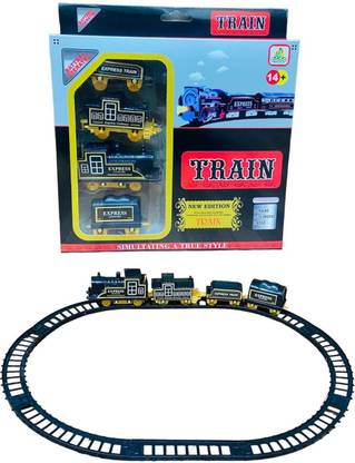 CROCO Battery Operated Toy Train Set with Track for Kids (Battries NOT Included)