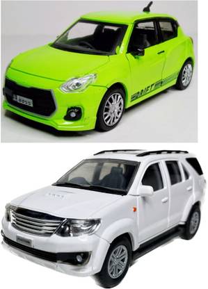 Mukku Magic All New Fortuner & Swift Car Combo Toys for Boys & Girl Pull Back Model Car