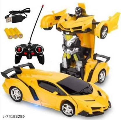 Childhood Remote Control Robot to car Transforming robot Toy, Rechargeable