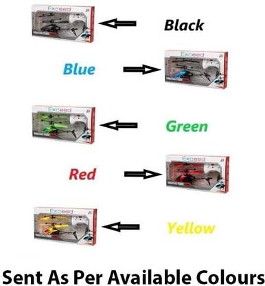 Kratika Enterprises RC Helicopter Toy with Dual Mode Lights & Charging Cable for Kids (Multicolor)