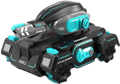 Champkins Wireless Remote Control Tank Car 360° Rotation Water Bomb Launch 2.4GHz RC Tank