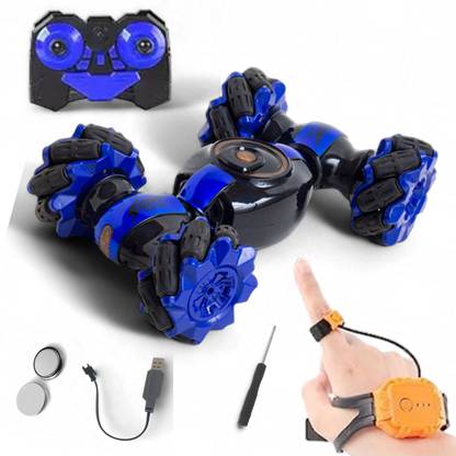 FANSEEKART Rc Stunt Car Double Sided Rotating Off Road 2.4Ghz with hand Gesture Sensing_A2