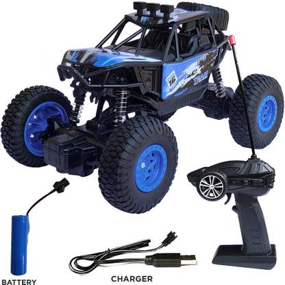 NHR Powerful Rechargeable Battery 2.4 Ghz Rock Crawler Monster Truck 4x4 High Speed Remote Control Cars for Kids, 6+ Age