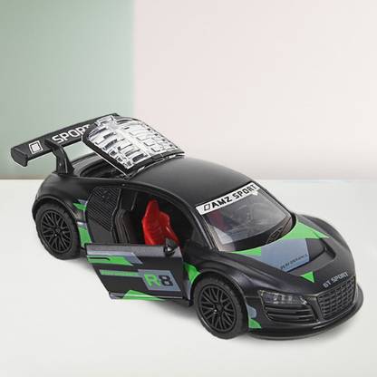 Storex Audi R8 Diecast Model Car - 1:43 Scale Alloy Metal with Lights and Sound