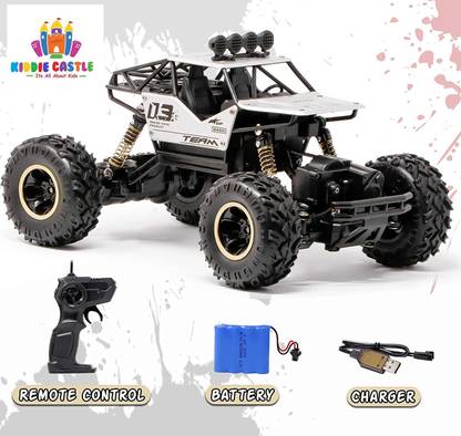Kiddie Castle 4 Wheel 1:16 Scale Metal Alloy Rock Crawler Remote Control Car