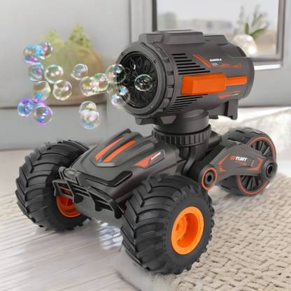 TRIXI Turbo Spin RC Stunt Car with Bubble Blaster