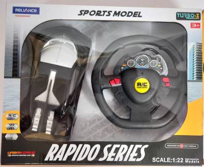 TurboS 1:22 Remote Control Rapido Thunderbolt, Black
