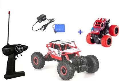 Mypleasureshopee Remote Control Rock Crawler RC Monster Truck & Get Mini (any color) Truck Free