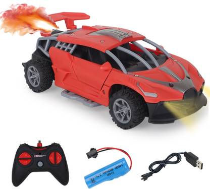 CADDLE & TOES RC Smoke Car /Openable Doors With Smoke & Light Effect (Release Smoke)