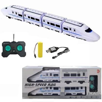 IndusBay Remote Control Bullet Train Long RC Bullet Metro Train