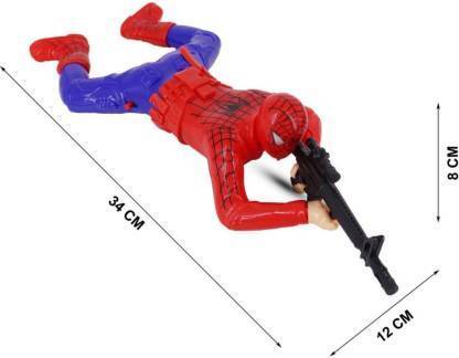 SURYAANSHI SPIDERMAN CRAWLING TOY WITH LIGHT AND SOUND (CRAWLS WITH GUN