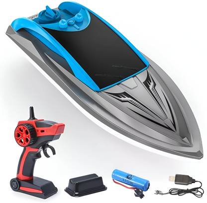 Aseenaa Remote Control Boat for Pools & Lakes, 4 Channel 2.4GHZ RC High Speed Boat