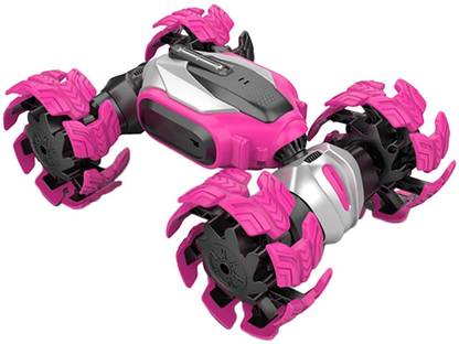 DROPANY Rc Stunt Twisted Car Open Wheel Remote Control Climbing Car Stunt Motion RC Car