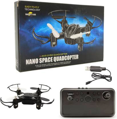 DIVI DIVINE Nano Drone Without Camera with 6-Axis Gyro, Lights & 360 Degree Rolling Function |Remote Control Nano Mini Drone for Kids