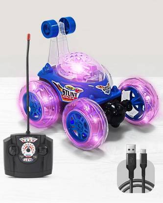 BARODA TOYS NX Premium USB Rechargeable Stunt Toy Car, 360°Twisting Remote Control Car for Kid.