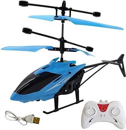 SuNZita Flying Helicopter with Remote Control Gravity Sensor RC Helicopter Toy for Kids