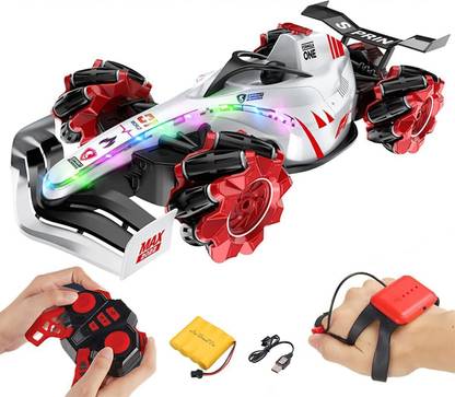 Magicwand 1:10 Scale R/C Rechargeable Formula 1 Drift Car with Smoke Function & 2 Remotes