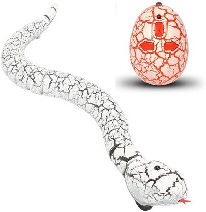 Kiditos 16 Inch Realistic Remote Control Snake Toy Egg-Shaped Infrared Controller RC Toy