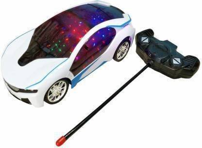 BMT Chargeable 3D Remote Control Lighting Famous Car (Multicolor)