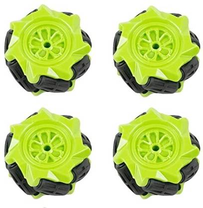 Bibox Mecanum Wheel Omni-Directional DIY Toy Components (Pack of Four)