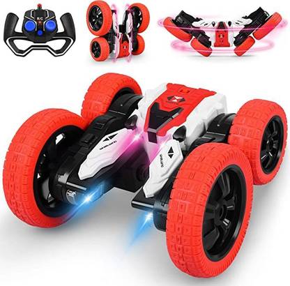 curve creation Remote Control Car, Double Sided RC Car, 4WD Off-Road Stunt Car with 360° Flips