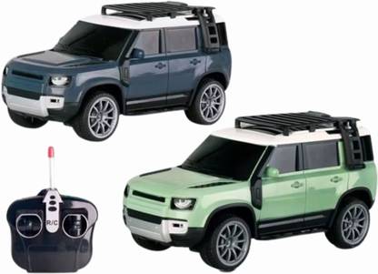 Kidoyz Remote Control Defender 1:16 Scale Model Land Rover Rechargeable Car with Light