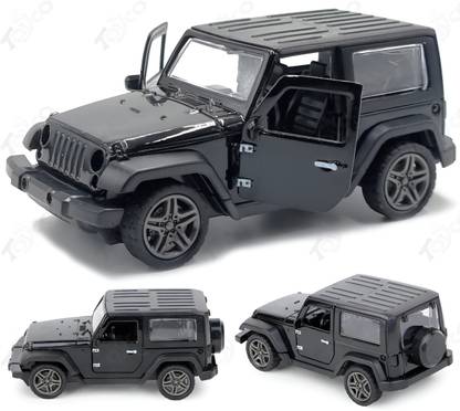 Toyco 1:36 Scale Alloy Diecast Alloy Thaar Jeep Toy for Kids (Open Door & Pull Back)