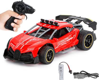 zest 4 toyz Remote Control Car Rechargeable Battery For Kids RC Car Vehicle Toy - Red