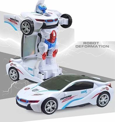 ROBOT Deform Warrior Robotics Car Light+Bump&go+Music