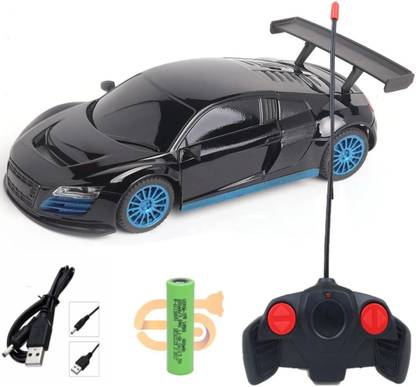 CADDLE & TOES Famous Car Remote Control 3D with LED Lights, Chargeable