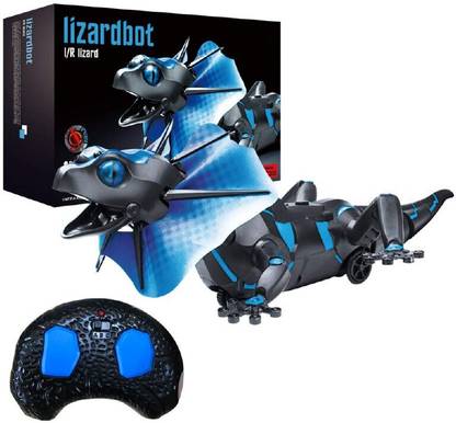 Dherik Tradworld Remote Control Lizardbot 4 Modes RC Lizard Kids Toy Fake Lizard Fun Prank Toys