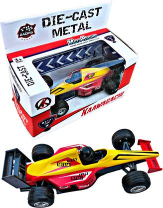 Ruhani Toys & Gift Gallery Metal Body Formula Racing Car for-Kids(Colour-Yellow & Red) Pack of 1