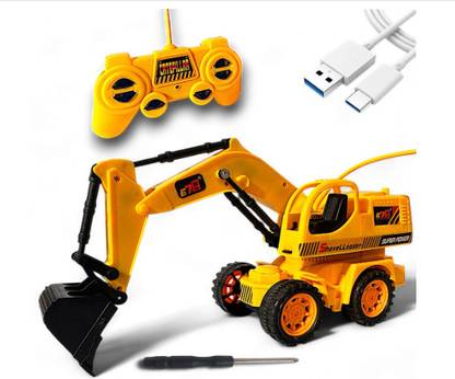 EMINENCE ENTERPRISES 5 Channel Remote Control Excavator Jcb Toy